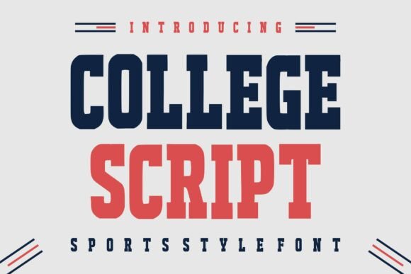College Script: Capturing the Varsity Spirit in Your Designs