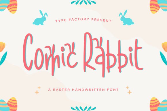 Comic Rabbit: A Playful Handwritten Font for Creative Projects