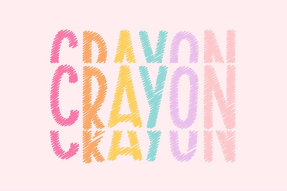 Crayonfriends Stacked: A Playful Font for Kid-Focused Design