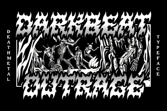Darkbeat Outrage: The Blackletter Font That Roars