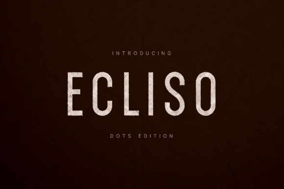 Ecliso: The Textured Sans Serif for Modern Brands