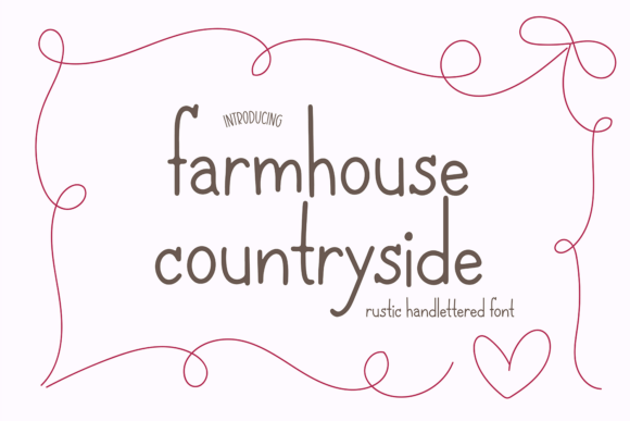 Farmhouse Countryside: The Handwritten Font with Rustic Soul