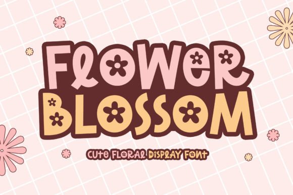 Flower Blossom: A Display Font for Creative Projects