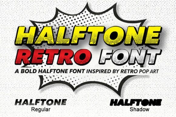 Halftone Retro: Injecting Vintage Pop Art Energy into Modern Design