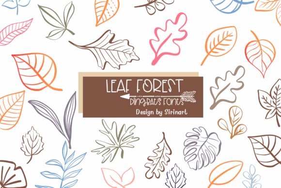 Leaf Forest: A Botanical Dingbats Font for Organic Design