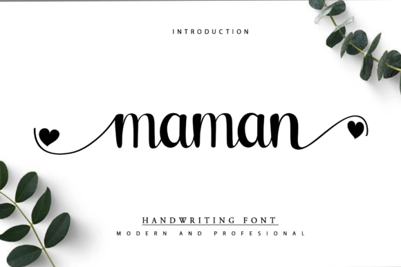 Maman Font: Classic Calligraphy Meets Modern Design