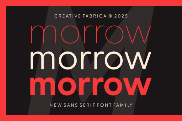 Morrow: A Modern Sans Serif for Crisp, Versatile Design