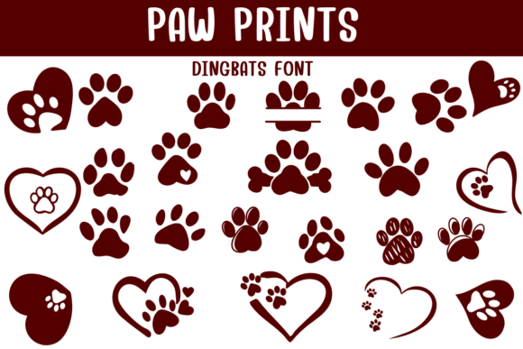 Paw Prints: A Creative Font for Animal Lovers