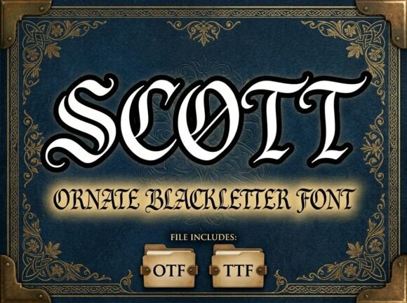 Scott: A Display Typeface That Demands Attention