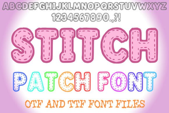 Stitch Patch: The Handcrafted Font for Authentic Branding