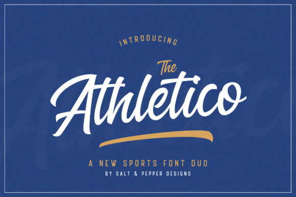 The Athletico: A Font Duo for Timeless Branding