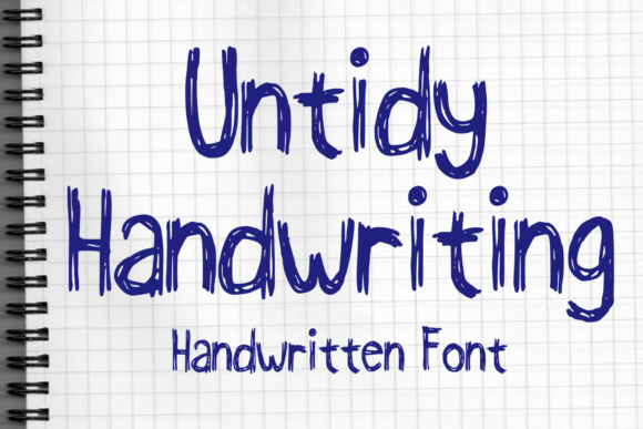 Untidy Handwriting: The Font with a Relaxed, Human Vibe